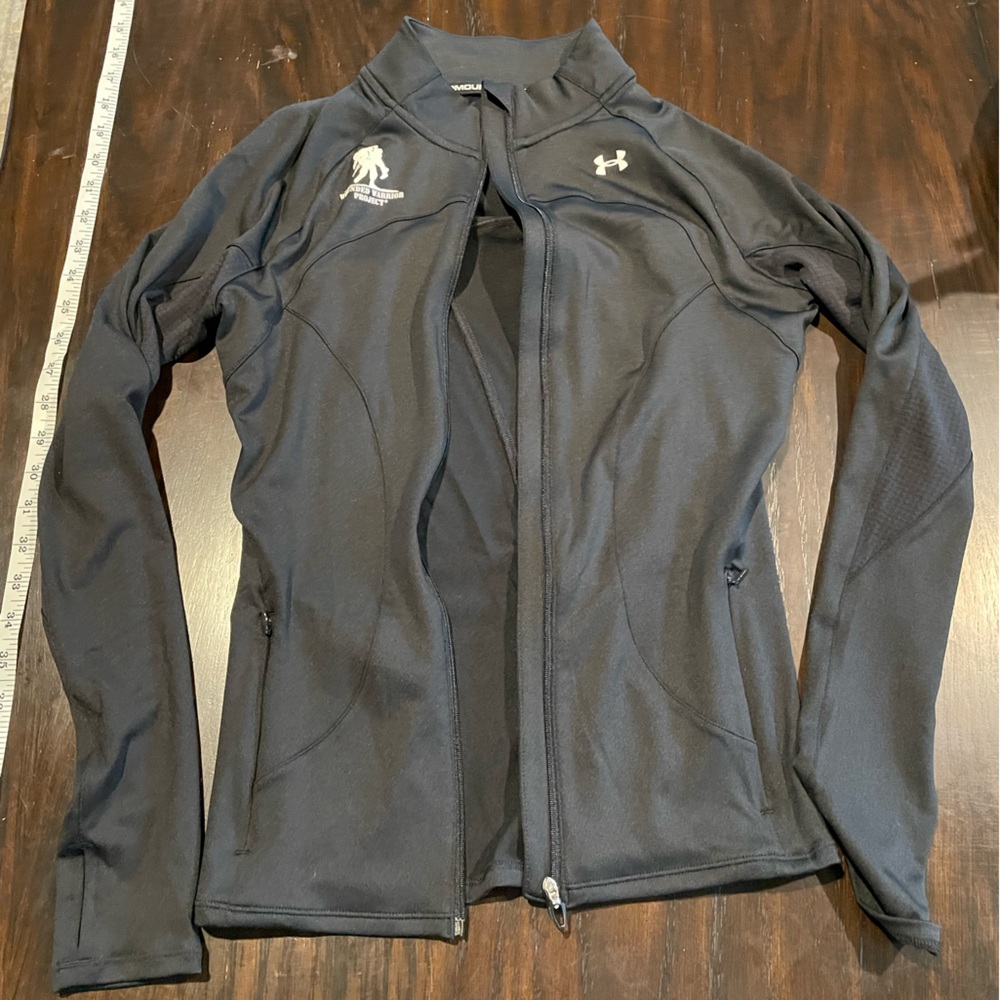 Under armour gym jacket with Wounded Warrior logo